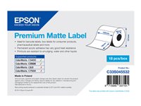 Epson - etiquetas troqueladas - mate - 440 etiqueta(s) - 102 x 76 mm