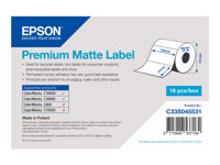 Epson - etiquetas troqueladas - mate - 650 etiqueta(s) - 102 x 51 mm