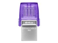 Kingston DataTraveler microDuo 3C - unidad flash USB - 64 GB