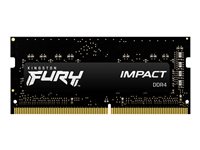 Kingston FURY Impact - DDR4 - módulo - 8 GB - SO-DIMM de 260 contactos - 3200 MHz / PC4-25600 - sin búfer
