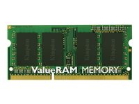 Kingston ValueRAM - DDR3 - módulo - 4 GB - SO DIMM de 204 contactos - 1600 MHz / PC3-12800 - sin búfer