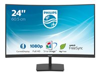 Philips E-line 241E1SC - monitor LED - curvado - Full HD (1080p) - 24