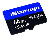 iStorage - tarjeta de memoria flash - 64 GB - microSD