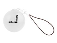 Urban Factory Music Ball White - transforms any container to a speaker using vibrations - altavoz - para uso portátil