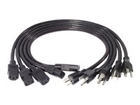 APC - cable de alimentación - IEC 60320 C13 a NEMA 5-15 - 61 cm