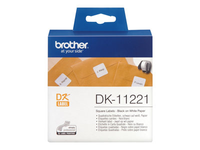  BROTHER  DK-11221 - etiquetas - 1000 etiqueta(s) - 23 x 23 mmDK11221