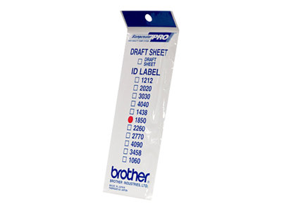  BROTHER  ID1850 - etiquetas de ID de sello - 12 etiqueta(s) - 18 x 50 mmID1850