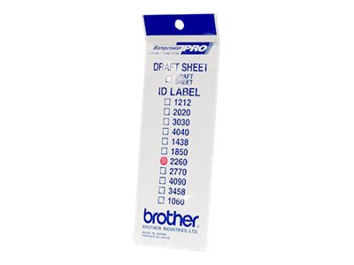  BROTHER  id2260 - etiquetas de ID de sello - 12 etiqueta(s) - 22 x 60 mmID2260