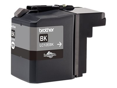  BROTHER  LC12EBK - Capacidad XL - negro - original - cartucho de tintaLC12EBK
