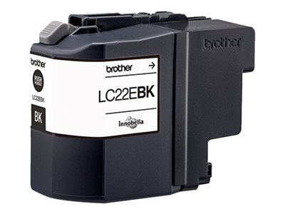  BROTHER  LC22EBK - Súper Alto Rendimiento - negro - original - cartucho de tintaLC22EBK