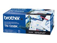 Brother TN135BK - negro - original - cartucho de tóner