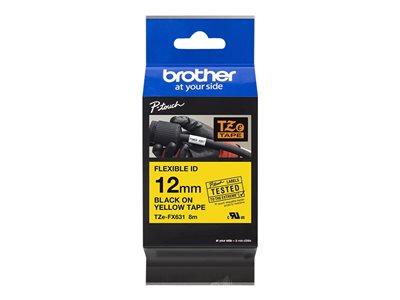  BROTHER  TZe-FX631 - cinta de ID flexible - 1 cinta(s) - rollo (1,2 cm x 8 m)TZEFX631