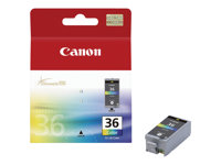 Canon CLI-36 Color - color (cian, magenta, amarillo, negro) - original - cartucho de tinta