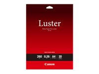 Canon Photo Paper Pro Luster LU-101 - papel fotográfico brillante - brillo - 20 hoja(s) - A4 - 260 g/m²