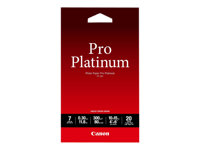 Canon Photo Paper Pro Platinum - papel fotográfico brillante - 20 hoja(s) - 100 x 150 mm - 300 g/m²