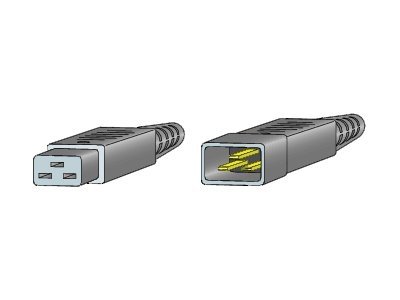  CISCO  Jumper - cable de alimentación - IEC 60320 C20 a IEC 60320 C19 - 2.74 mCAB-C19-CBN=
