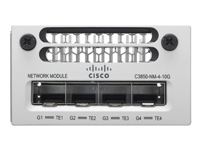  CISCO  - módulo de expansión - 10 Gigabit SFP+ / SFP (mini-GBIC) x 4C3850-NM-4-10G=