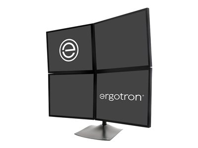  ERGOTRON  DS100 Quad-Monitor Desk Stand - base - para 4 pantallas LCD - negro33-324-200
