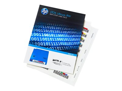  HPE  LTO-5 Ultrium RW Bar Code Label Pack - etiquetas código de barrasQ2011A