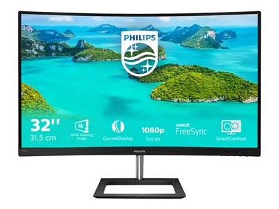  MMD Philips E-line 322E1C - monitor LED - curvado - Full HD (1080p) - 32
