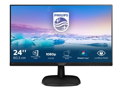 MMD Philips V-line 243V7QDAB - monitor LED - Full HD (1080p) - 24