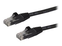 StarTech.com 100ft CAT6 Ethernet Cable, 10 Gigabit Snagless RJ45 650MHz 100W PoE Patch Cord, CAT 6 10GbE UTP Network Cable w/Strain Relief, Black, Fluke Tested/Wiring is UL Certified/TIA - Category 6 - 24AWG (N6PATCH100BK) - cable de interconexión - 30.5 m - negro