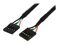 StarTech.com 12in Internal 5 pin USB IDC Motherboard Header Cable F/F (USBINT5PIN12) - cable USB - IDC de 5 patillas a IDC de 5 patillas - 30.5 cm