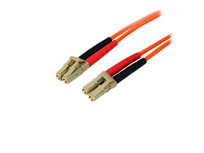  STARTECH.COM  15m Fiber Optic Cable - Multimode Duplex 50/125 - LSZH - LC/LC - OM2 - LC to LC Fiber Patch Cable - cable de red - 15 m - naranja50FIBLCLC15