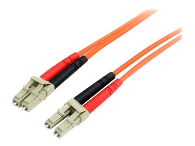  STARTECH.COM  1m Fiber Optic Cable - Multimode Duplex 62.5/125 - LSZH - LC/LC - OM1 - LC to LC Fiber Patch Cable (FIBLCLC1) - cable de red - 1 m - naranjaFIBLCLC1