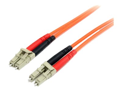  STARTECH.COM  5m Fiber Optic Cable - Multimode Duplex 62.5/125 - LSZH - LC/LC - OM1 - LC to LC Fiber Patch Cable (FIBLCLC5) - cable de interconexión - 5 m - naranjaFIBLCLC5