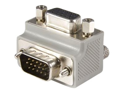  STARTECH.COM  Adaptador Conversor de Cable VGA a VGA Acodado a la Derecha en Ángulo Tipo 1 Macho a Hembra - adaptador VGAGC1515MFRA1
