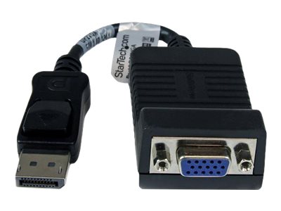  STARTECH.COM  Adaptador Conversor de Vídeo DisplayPort DP a VGA - Cable Convertidor Activo - Hembra VGA - Macho DP - Hasta 1920x1200 - adaptador de pantalla - 25 cmDP2VGA