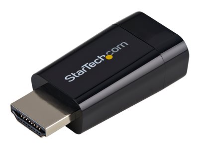  STARTECH.COM  Adaptador Conversor  de Vídeo HDMI a VGA - Convertidor Portátil ideal para Chromebooks, Ultrabooks y Portátiles - 1920x1200 - adaptador de vídeo - HDMI / VGA - 4.5 cmHD2VGAMICRO