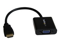 StarTech.com Adaptador Conversor de Vídeo HDMI a VGA HD15 - Cable Convertidor - 1920x1200 - 1080p - adaptador de vídeo - HDMI / VGA - 24.5 cm