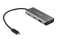 StarTech.com Adaptador Hub USB-C de 4 Puertos 2x USB-A & 2x USBB-C - Cable Anfitrión Integrado con 25cm de Extensión - 10Gbps (HB31C2A2CB) - hub - 4 puertos