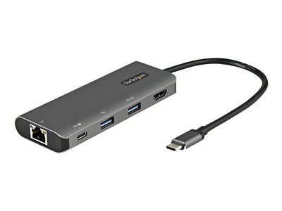  STARTECH.COM  Adaptador Multipuertos USB C para Portátil - Docking Station USB Tipo C con HDMI PD de 100W con Hub Ladrón USB de 3 Puertos - estación de conexión - USB-C 3.2 Gen 2 / Thunderbolt 3 - HDMI - GigEDKT31CHPDL