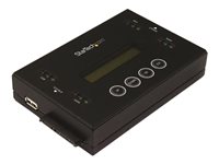 StarTech.com Borrador y Clonador de Unidades de Disco SATA de 2,5 y 3,5 - Copiador de Unidades de Memoria Flash USB - Autónomo - duplicador de disco duro/unidad USB