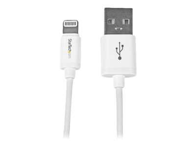  STARTECH.COM  Cable 1m Lightning 8 Pin a USB A 2.0 para Apple iPod iPhone iPad - Blanco - Cable Lightning - Lightning / USB - 1 mUSBLT1MW