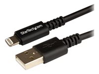 StarTech.com Cable 3m Lightning 8 Pin a USB A 2.0 para Apple iPod iPhone iPad - Negro - Cable Lightning - Lightning / USB - 3 m