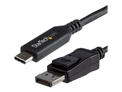  STARTECH.COM  Cable Adaptador de 1,8m USB-C a DisplayPort - Conversor USB Tipo C a DP - 8K 60Hz HBR3 - Conversor Thunderbolt 3 DisplayPort (CDP2DP146B) - adaptador de vídeo externo - negroCDP2DP146B
