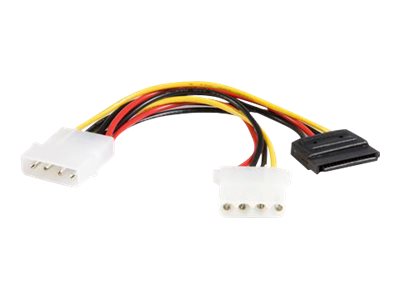  STARTECH.COM  Cable Adaptador de 15cm de LP4 a LP4 y SATA - separador de alimentación - 15 cmPYO1LP4SATA