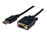 StarTech.com Cable Conversor de 1,8m de Video Adaptador DisplayPort a VGA Convertidor Macho VGA Macho DP 1920x1200 1080p - cable DisplayPort - 1.83 m