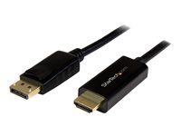StarTech.com Cable Conversor DisplayPort a HDMI de 2m - Color Negro - Ultra HD 4K - cable adaptador - DisplayPort / HDMI - 2 m
