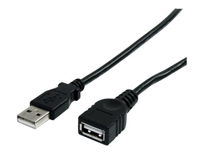  STARTECH.COM  Cable de 0,15m de Extensión Alargador USB 2.0 de alta velocidad Hi Speed - Macho a Hembra USB A - Extensor - Negro - cable alargador USB - USB a USB - 15 cmUSBEXTAA6IN