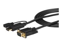 StarTech.com Cable de 1,8m Conversor Activo HDMI a VGA - Adaptador 1920x1200 1080p - cable adaptador - HDMI / VGA - 2 m