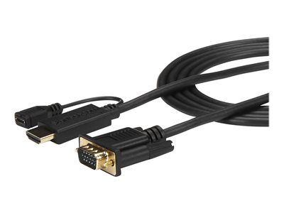  STARTECH.COM  Cable de 1,8m Conversor Activo HDMI a VGA - Adaptador 1920x1200 1080p - cable adaptador - HDMI / VGA - 2 mHD2VGAMM6