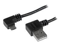 StarTech.com Cable de 1m Micro USB con conector acodado a la derecha - Cable Cargador para Móvil o Tablet Android - cable USB - Micro-USB tipo B a USB - 1 m