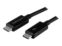 StarTech.com Cable de 1m Thunderbolt 3 USB-C (20Gbps) - Compatible con Thunderbolt, DisplayPort y USB - cable Thunderbolt - USB-C a USB-C - 1 m