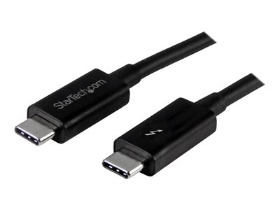  STARTECH.COM  Cable de 1m Thunderbolt 3 USB-C (20Gbps) - Compatible con Thunderbolt, DisplayPort y USB - cable Thunderbolt - USB-C a USB-C - 1 mTBLT3MM1M