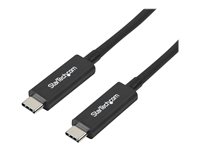 StarTech.com Cable de 1m Thunderbolt 3 USB C (40 Gbps) - Cable Compatible con Thunderbolt y USB - cable Thunderbolt - USB-C a USB-C - 1 m